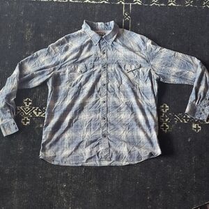Patagonia Light Blue Casual Button Down Shirt